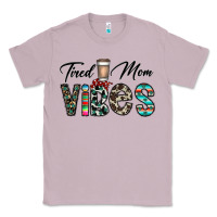 Lilac tired mom vibes Classic Tee - CowhideDigitalArt