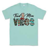 Seafoam tired mom vibes Classic Tee - CowhideDigitalArt