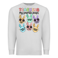 Dove Grey teahing my favorite peeps malia Premium Sweatshirt - MaliasSmallBusiness