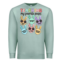 Seafoam teahing my favorite peeps malia Premium Sweatshirt - MaliasSmallBusiness