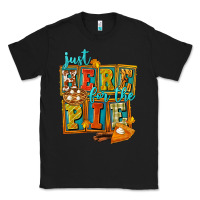 Black Just Here For The Pie Classic Tee - FaDigitalArtStudio