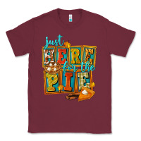 Burgundy Just Here For The Pie Classic Tee - FaDigitalArtStudio