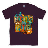 Plum Just Here For The Pie Classic Tee - FaDigitalArtStudio