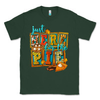 Sports Green Just Here For The Pie Classic Tee - FaDigitalArtStudio