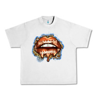Lunar Rock american football lips Urban Heavy Tee - Zillion Design Studio