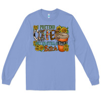 Colony Blue coffee Long Sleeve Tee - RacoonDesign