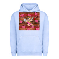 Pigment Grape Ice valentine's day cupid heart Urban Hoodie - RanaPortraitStore