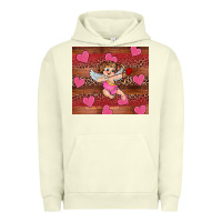 Pigment Pistachio valentine's day cupid heart Urban Hoodie - RanaPortraitStore