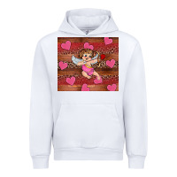 White valentine's day cupid heart Urban Hoodie - RanaPortraitStore