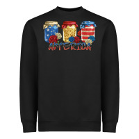 Black america mason jar Heavyweight Sweatshirt - Zillion Design Studio