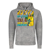 Cloud Rock raised on sweet tea and jesus Vintage Hoodie - texasbilliewilder