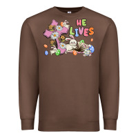 Chestnut he lives with bunnys and eggs Premium Sweatshirt - MaliasSmallBusiness