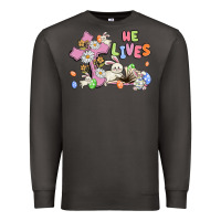 Smoke he lives with bunnys and eggs Premium Sweatshirt - MaliasSmallBusiness