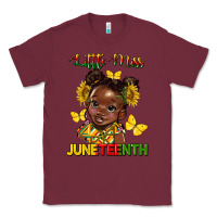 Burgundy little miss juneteenth Classic Tee - HRA Design Shop
