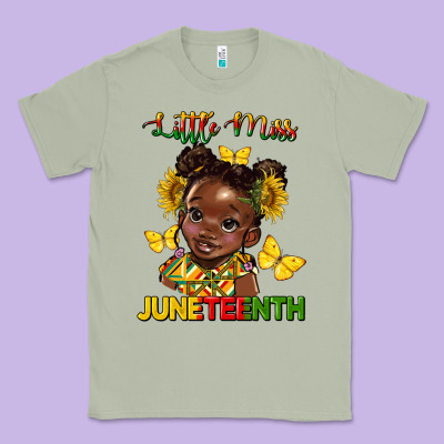 Little Miss Juneteenth Classic Tee Designed By Hra Design Shop