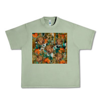 Oil Green fall cowhide highland cow tumbler Urban Heavy Tee - RanaPortraitStore