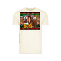 Vintage Arctic christmas farm and horse Vintage Tee - RanaPortraitStore