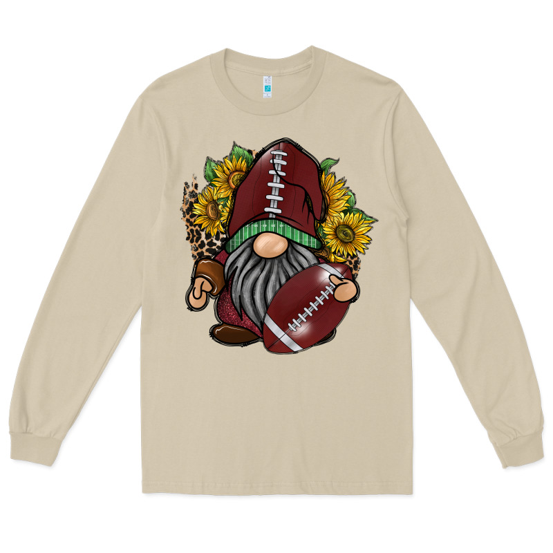 Football Gnome Long Sleeve Tee by RacoonDesign | Teevron