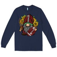 Navy football gnome Long Sleeve Tee - RacoonDesign