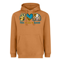 Meerkat Peace Love Cocker Spaniel Heavyweight Hoodie - Jasminsmagicworld