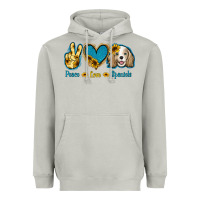 Moon Dust Peace Love Cocker Spaniel Heavyweight Hoodie - Jasminsmagicworld