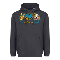 Smoke Peace Love Cocker Spaniel Heavyweight Hoodie - Jasminsmagicworld