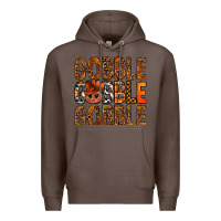 Coffee western gobble with turkey bbs Premium Hoodie - BundleAndBundleShop