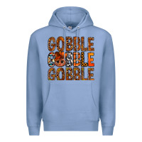 Colony Blue western gobble with turkey bbs Premium Hoodie - BundleAndBundleShop