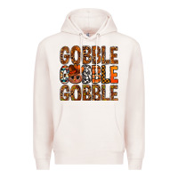 Pale Pink western gobble with turkey bbs Premium Hoodie - BundleAndBundleShop