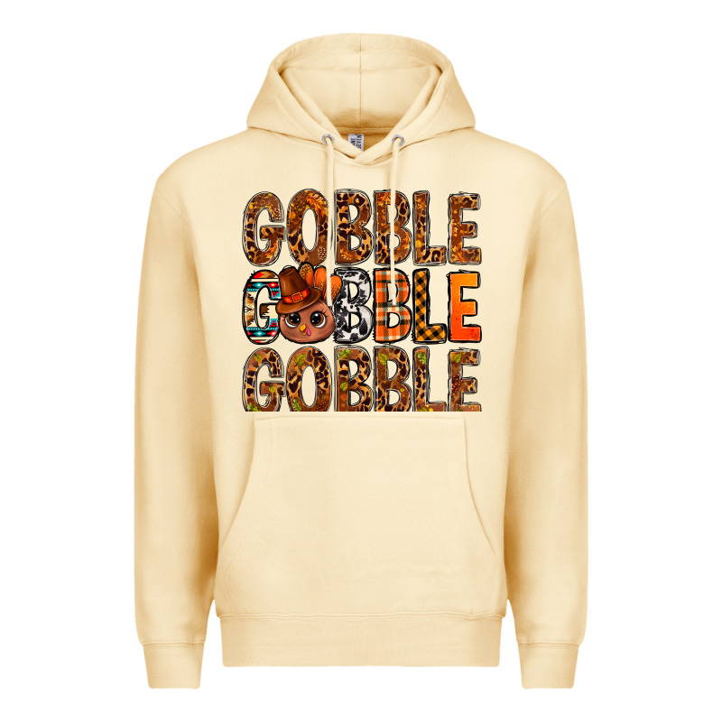 Western Gobble With Turkey Bbs Premium Hoodie by BundleAndBundleShop | Teevron