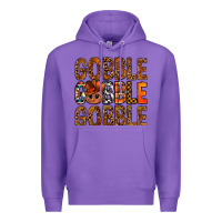 Purple western gobble with turkey bbs Premium Hoodie - BundleAndBundleShop