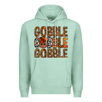 Seafoam western gobble with turkey bbs Premium Hoodie - BundleAndBundleShop