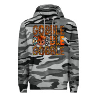 Slate Camo western gobble with turkey bbs Premium Hoodie - BundleAndBundleShop