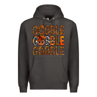 Smoke western gobble with turkey bbs Premium Hoodie - BundleAndBundleShop