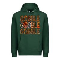 Sports Green western gobble with turkey bbs Premium Hoodie - BundleAndBundleShop