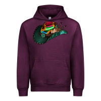 Mauve Wine Aztec Sunflower Cowboy Hat Urban Hoodie - Bettercallsaul