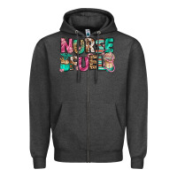 Charcoal Heather nurse fuel coffee cups Zipper Hoodie - Jasminsmagicworld