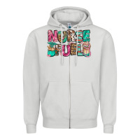Dove Grey nurse fuel coffee cups Zipper Hoodie - Jasminsmagicworld