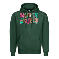 Sports Green nurse fuel coffee cups Zipper Hoodie - Jasminsmagicworld