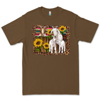 Cacao gats baby gots sunflowers wooden serape leopard Premium Tee - Artiststas
