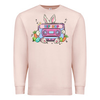 Pale Pink hip hop easter Premium Sweatshirt - MaliasSmallBusiness