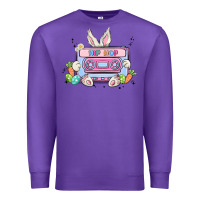 Purple hip hop easter Premium Sweatshirt - MaliasSmallBusiness