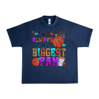 Navy i will always be your biggest fan basketball Urban Heavy Tee - Zillion Design Studio