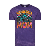 Cloud Purple motocross mom Vintage Tee - texasbilliewilder