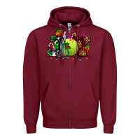 Burgundy joy and tennis christmas Zipper Hoodie - AdoDesignShop