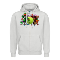 Dove Grey joy and tennis christmas Zipper Hoodie - AdoDesignShop