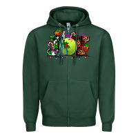 Sports Green joy and tennis christmas Zipper Hoodie - AdoDesignShop