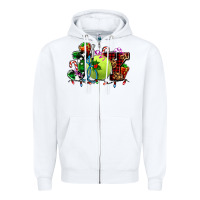 White joy and tennis christmas Zipper Hoodie - AdoDesignShop