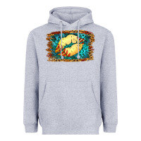 Heather Grey Softball Lips Heavyweight Hoodie - Jasminsmagicworld