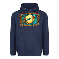 Navy Softball Lips Heavyweight Hoodie - Jasminsmagicworld